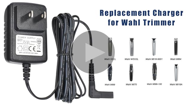 Amazon.com: BOEEA Charger for Wahl Trimmer 9864SS, SS2L